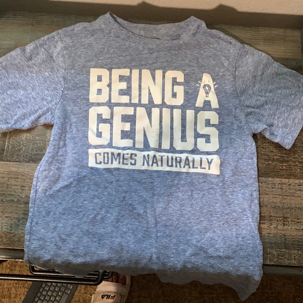 Boys genius shirt size 6/7